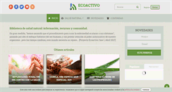 Desktop Screenshot of ecoactivo.com